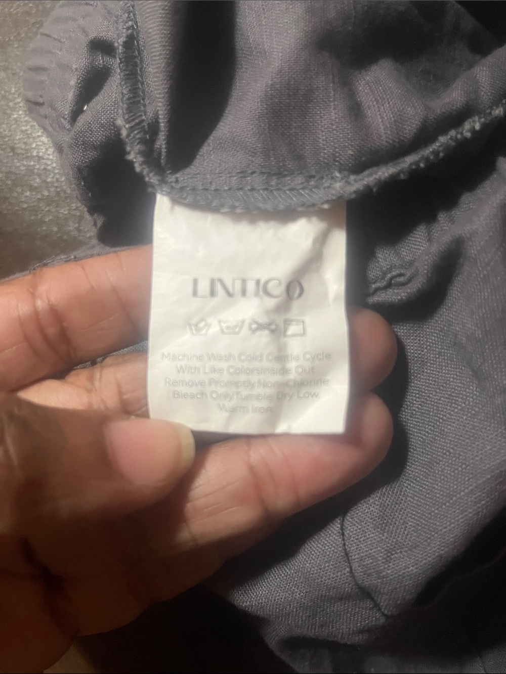LINTICO Heidi Linen Cotton Simple Button Fly Trousers Euro Vacation Lightweight - Picture 9 of 11